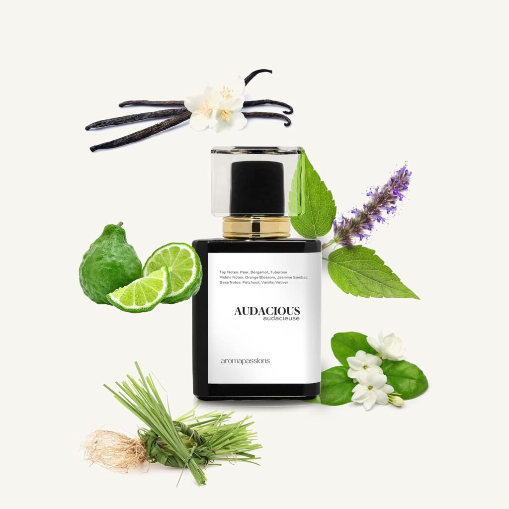 aromapassions AUDACIOUS | Inspired by LINTERDIT | Pheromone Perfume for Women | Extrait De Parfum | Long Lasting Dupe Clone Essential Oil Fragrance | Perfume De Mujer | (100 ml / 3.4 Fl Oz)