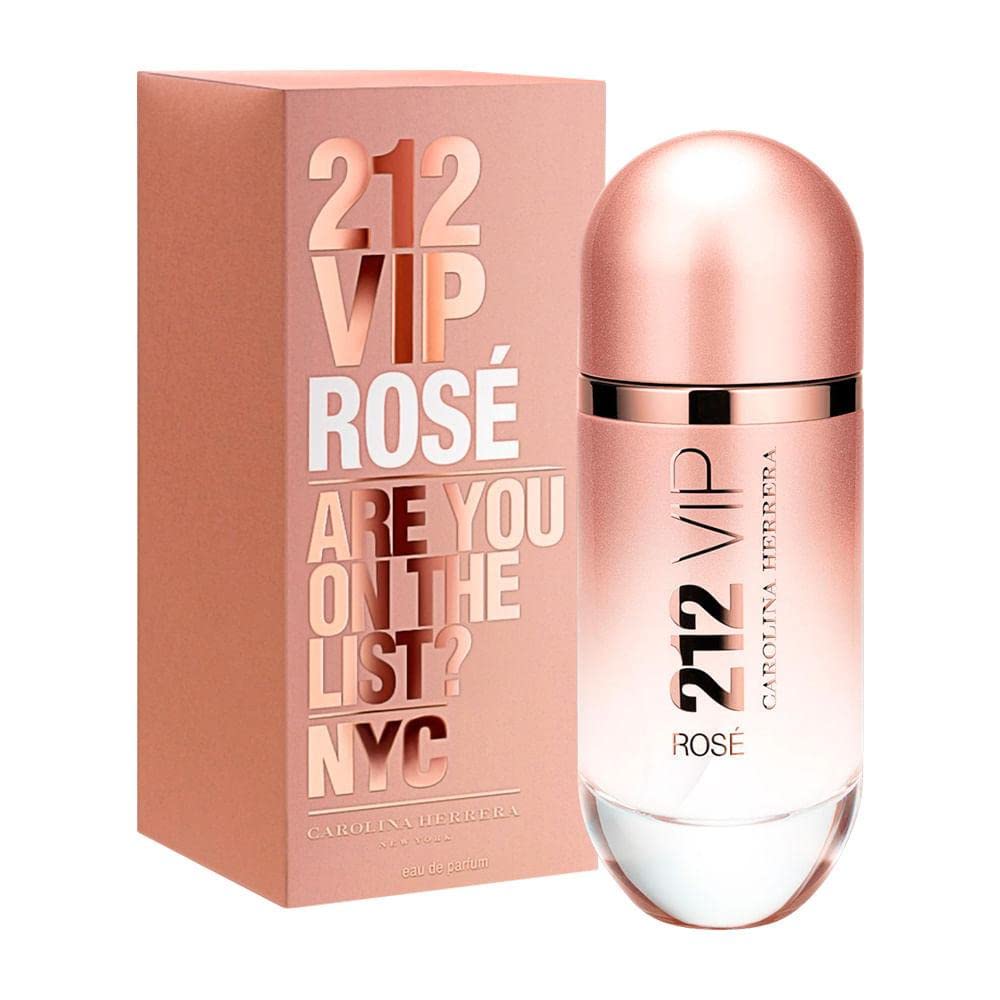 Carolina Herrera 212 Vip Rose Eau de Parfum Spray for Women, 1.7 Ounce