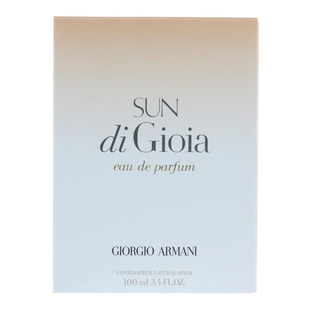 Giorgio Armani Sun Di Gioia Eau De Parfum Spray, 3.4 Ounce