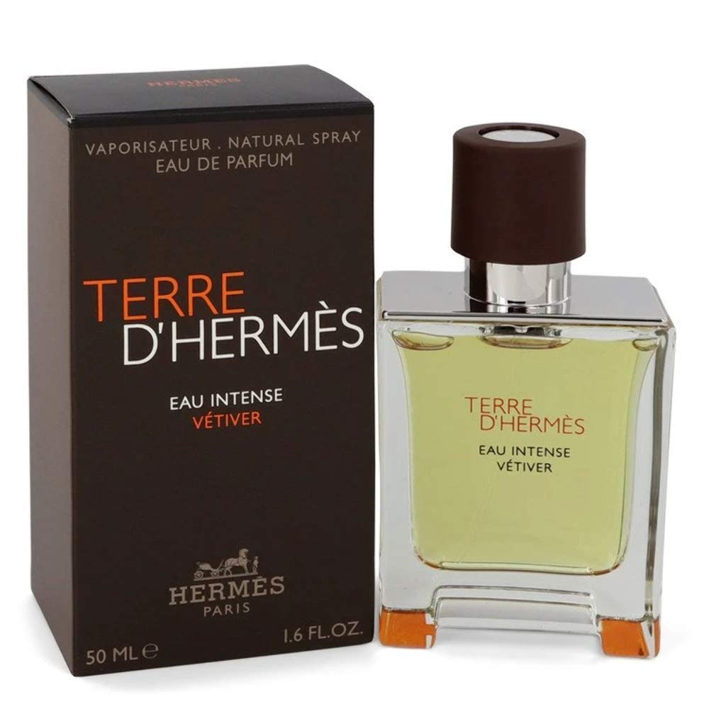 Hermès Terre DHermes Eau Intense Vetiver EDP, Woody Aromatic, 1.6 Fl Oz