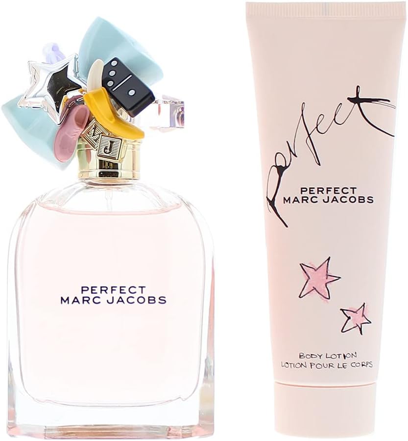 Marc Jacobs Perfect for Women 2 Piece Set Includes: 3.4 oz Eau de Parfum Spray + 2.5 oz Body Lotion