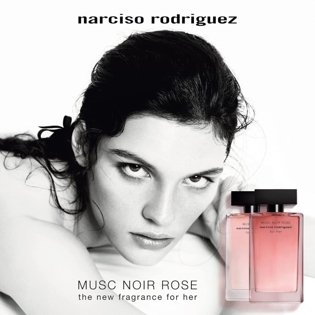 Narciso Rodriguez Musc Noir Rose for Women Eau de Parfum Spray, 3.3 Ounce