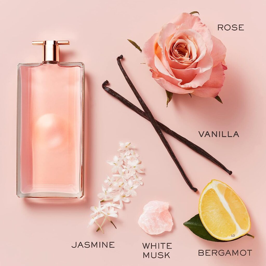 ORIGINAL- Idôle Eau de Parfum - Long Lasting Fragrance with Notes of Bergamont, Jasmine  Vanilla - Fresh  Floral Womens Perfume-fragraces