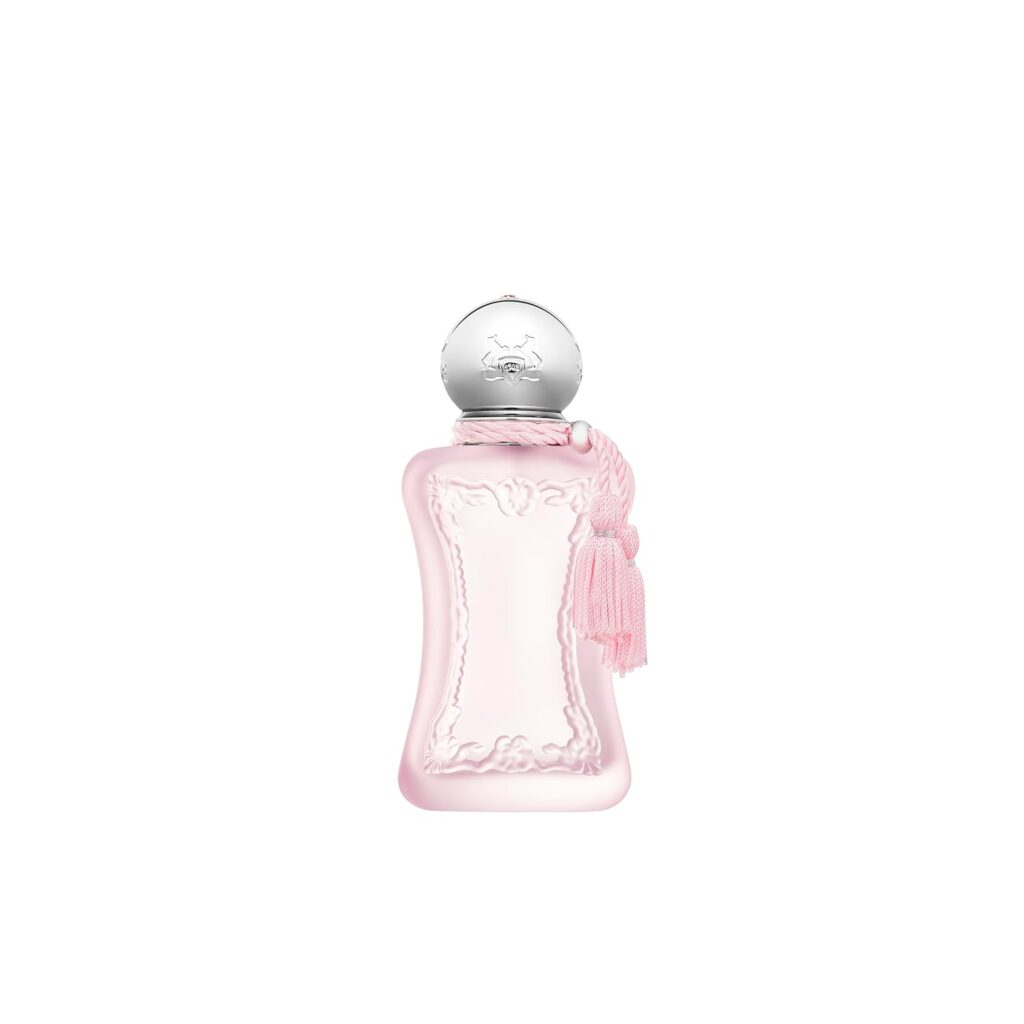 PARFUMS DE MARLY - Delina La Rosée - 1 Fl Oz - Parfum for Women - Top notes Lychee, Pear, Bergamot Essence - Heart notes Turkish Rose, Peony, Transparent flowers - Base notes Soft wood - 30ml