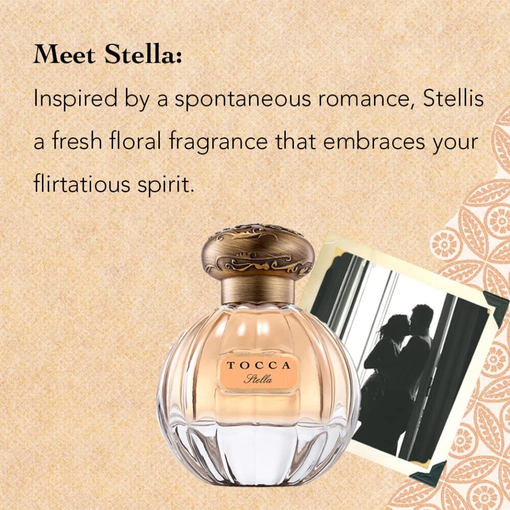 Tocca Womens Perfume, Stella Fragrance, 1.7oz (50 ml) - Fresh Floral, Blood Orange, Freesia, Spicy Lily