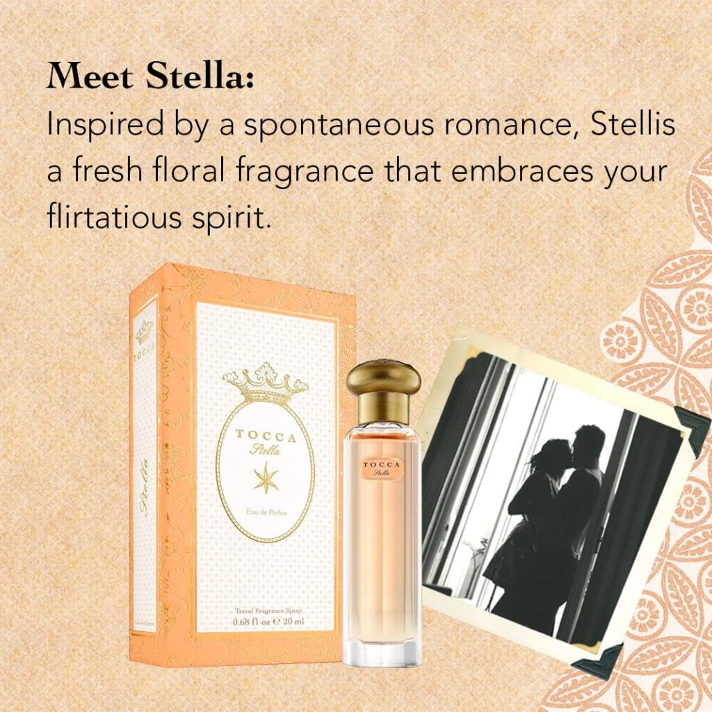 Tocca Womens Perfume, Stella Fragrance, 1.7oz (50 ml) - Fresh Floral, Blood Orange, Freesia, Spicy Lily