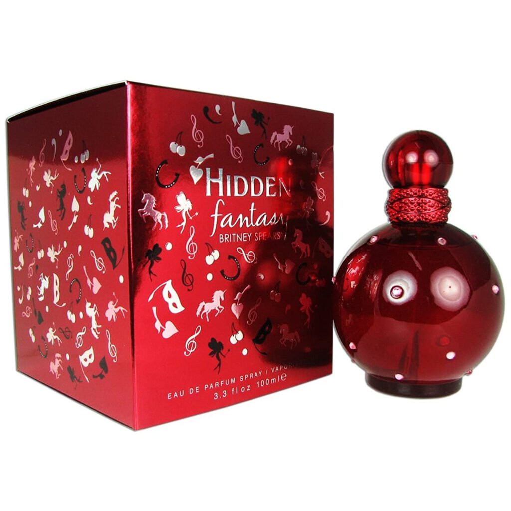 Britney Spears Hidden Fantasy Eau De Parfume Spray for Women 3.3 Ounce, Multi