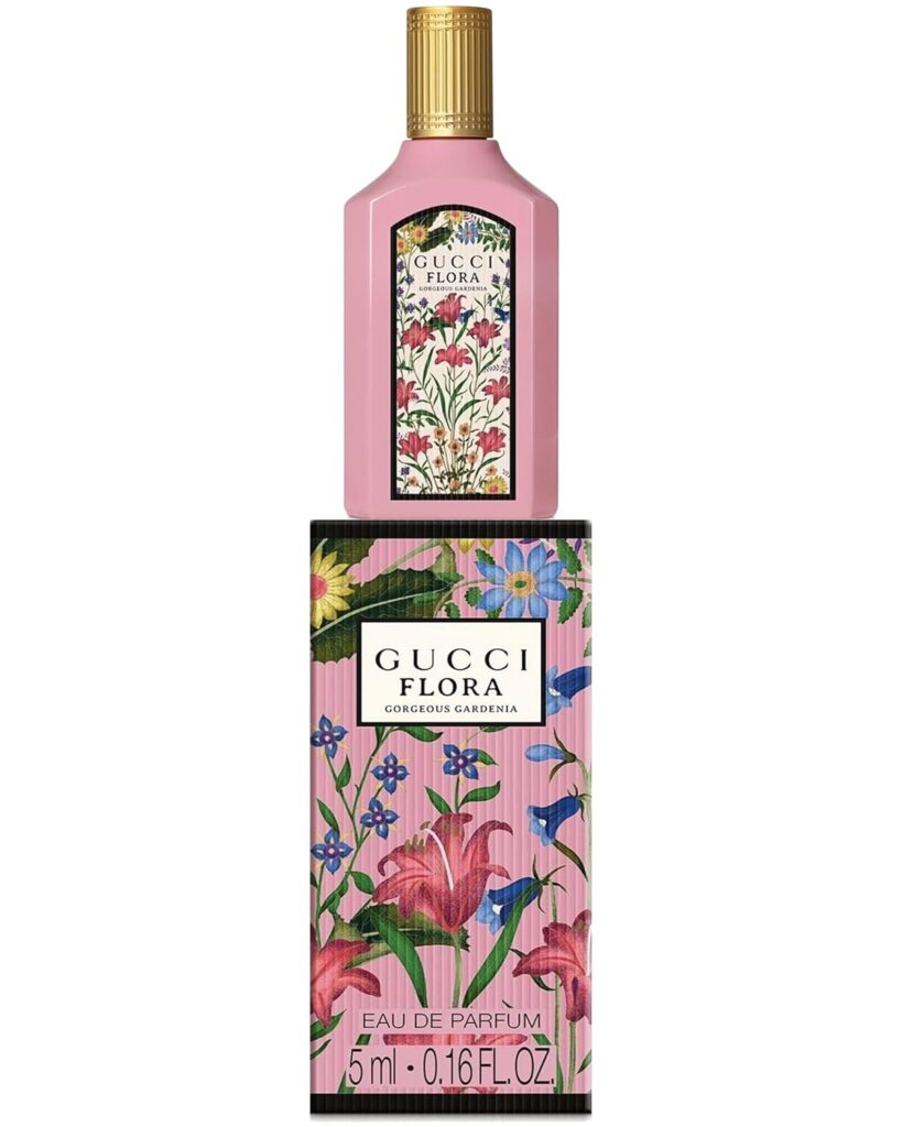 Gucci Flora Gorgeous Gardenia Eau De Parfum ~ Mini Splash Top 0.16 Fl Oz