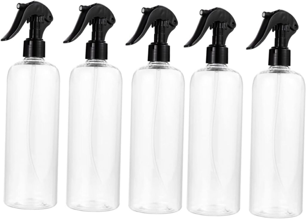 Housoutil 6 Sets Parfumes Water Mister Squirt Bottles Hand Wash Dispenser Spray Bottles 500ml Hair Mist Bottle