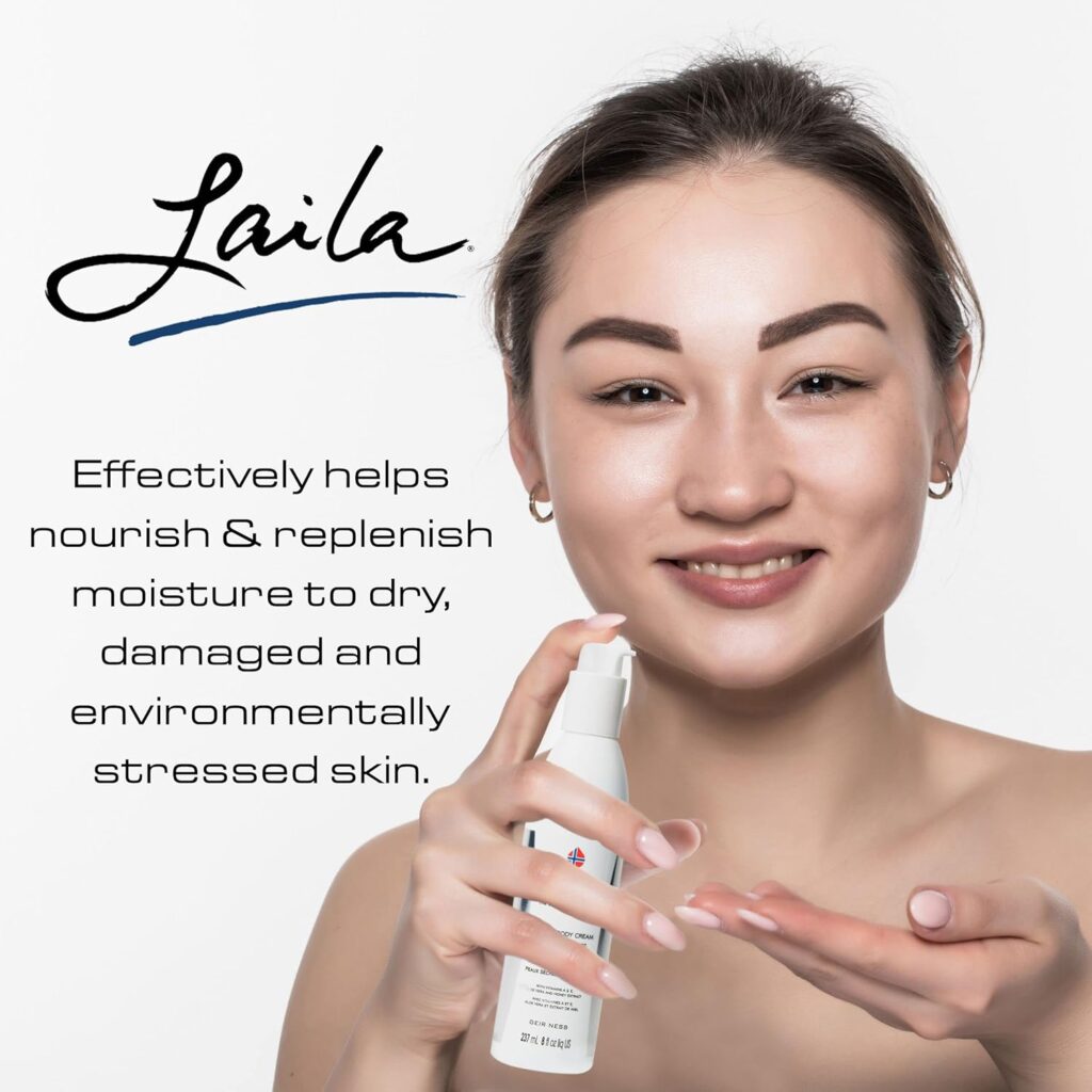 Laila Hand  Body Cream - Skin Moisturizing and Nourishing Formula for Soft and Smooth Hands - Vitamin A  E, Aloe Vera and Honey Extract