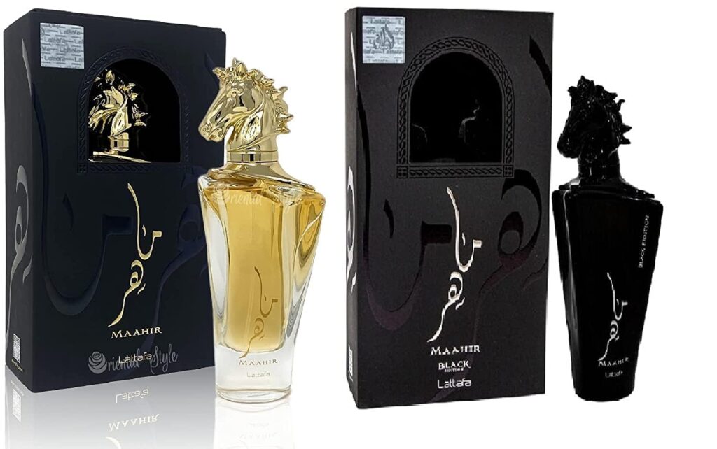 NIMAL Perfume Maahir Horee Gold Edition and Maahir Horee Black Edition Combo Pack of 2 Eau De Parfume