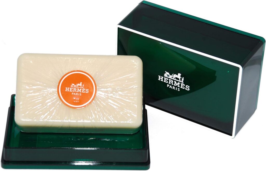 One (1) Luxury Hermès Jumbo Soap - Eau dOrange Verte Gift Soap - Imported From Hermès Paris 5.2oz / 150g - Beautifully Gift Boxed Perfumed Soap/Savon Parfume