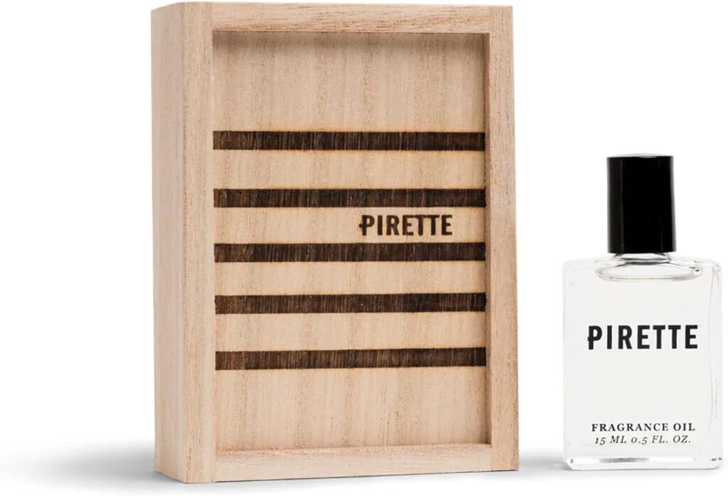 PIRETTE Fragrance Oil, Women’s Beach Inspired Perfume Oil, Notes of Fresh Coconut, Surf Wax  Sunscreen, 0.5 Fl Oz