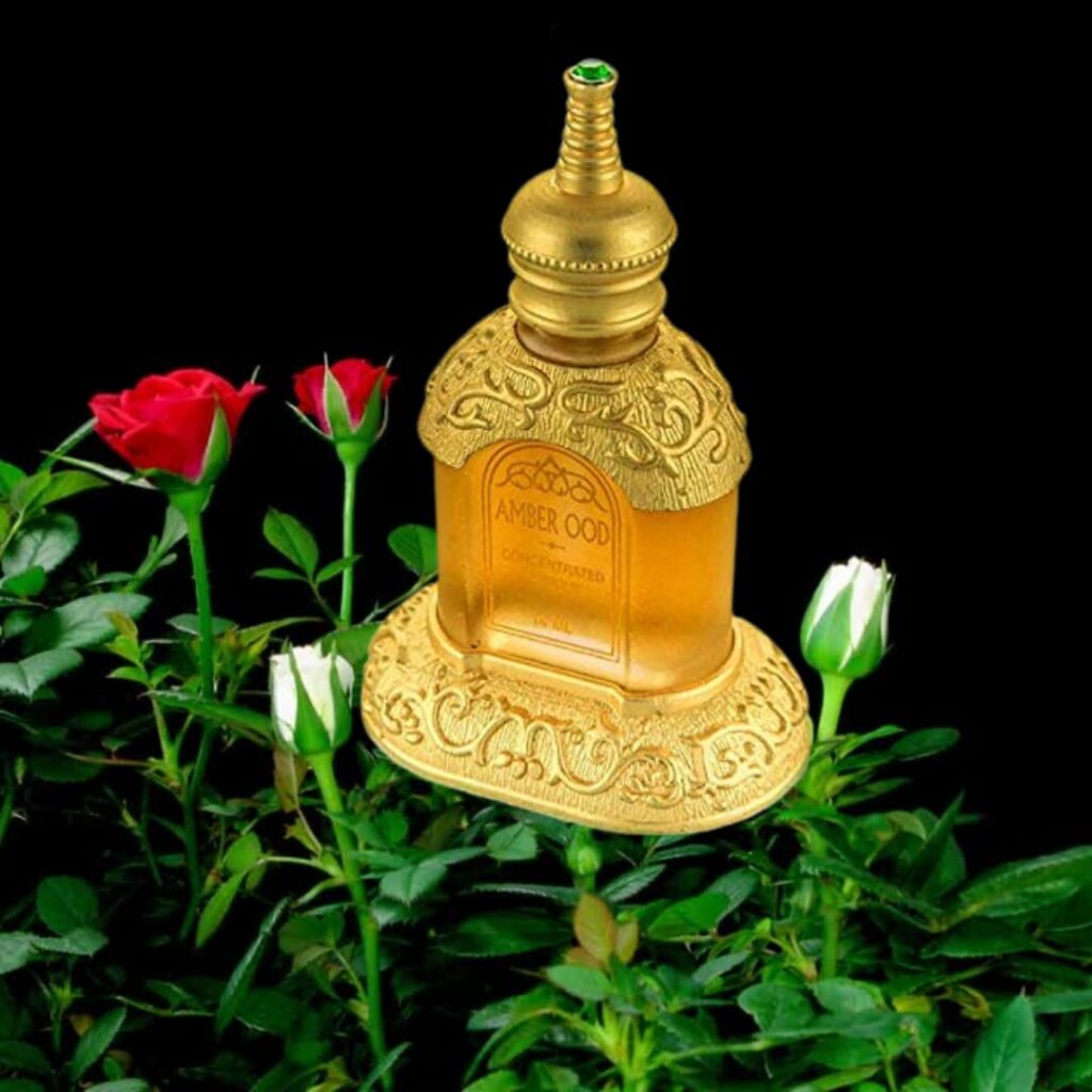 RASASI Attar Al Oudh Red Concentrated Perfume Oil (Attar) - 20 ML(0.67 oz) I Floral, Woods, Saffron, Musk, Oudh  Vanilla I