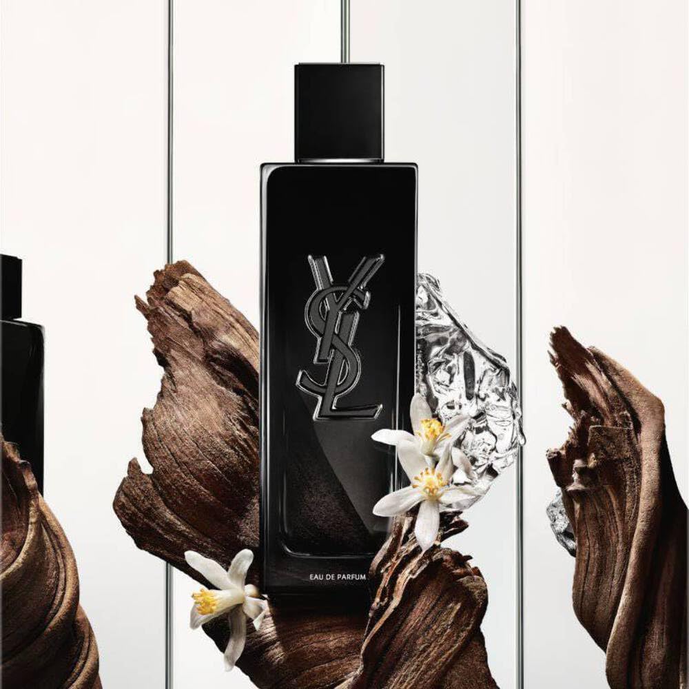 Yves Saint Laurent Ysl Myslf Eau de Parfum Spray Rechargeable Refillable for Men, 2.0 Ounce